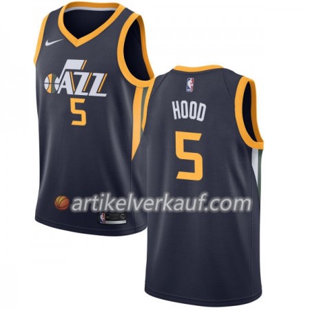 NBA Utah Jazz Trikot Rodney Hood 5 Nike 2017-18 marineblau Swingman - Herren